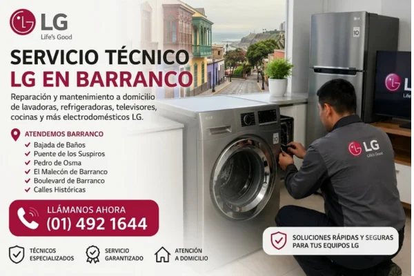 SERVICIO TECNICO LG EN BARRANCO