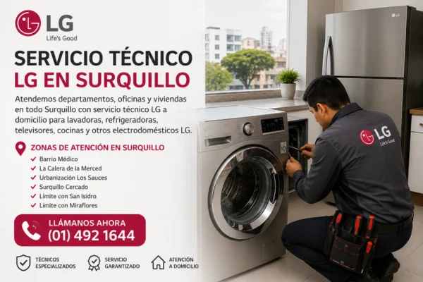 Tecnico LG en Surquillo