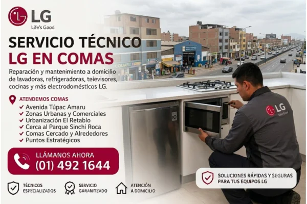 Técnico LG en comas